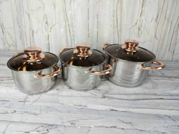 Série 6 Pcs Luxe En INOX Kaisa Villa – Image 2