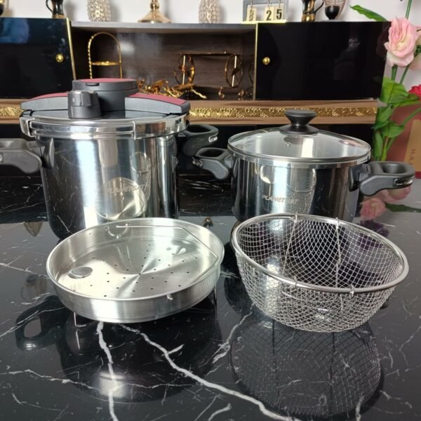 Cocotte 6 Pcs - 5 + 7 L - inox 18/10 PlanetSat PPC-57 – Image 4